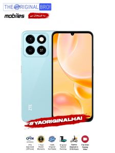 ZTE Blade A55 - 4GB RAM - 64GB Storage - PTA Approved - 12 Months Warranty - Blue - The Original Bro Mobiles - TOB33